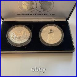 2024 Morgan and Peace Dollar-Reverse Proof Two-coin Set Minted In San Francisco