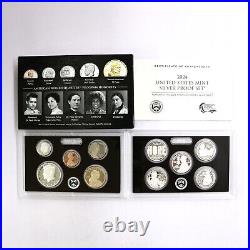 2024 S Proof Set Original Box & COA 10 Coins 99.9% Silver