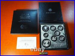 2024 S Proof Silver Eagle Limited Edition Proof Set 24rc In Ogp