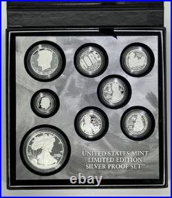 2024 S Proof Silver Eagle Limited Edition Proof Set 24rc In Ogp