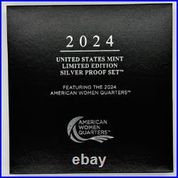 2024 S Proof Silver Eagle Limited Edition Proof Set 24rc In Ogp
