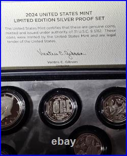 2024 S Proof Silver Eagle Limited Edition Proof Set 24rc In Ogp 2024 S Proof Silver Eagle Limited Edition Proof Set 24rc In Ogp