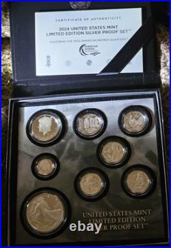 2024 S Proof Silver Eagle Limited Edition Proof Set 24rc In Ogp 2024 S Proof Silver Eagle Limited Edition Proof Set 24rc In Ogp