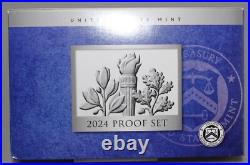 2024 S US Mint ANNUAL 10 Coin Proof Set with Box and COA Annual Proof Set 2024 S US Mint ANNUAL 10 Coin Proof Set with Box and COA Annual Proof Set