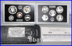 2024 S US Mint ANNUAL 10 Coin SILVER Proof Set with Box, COA + Eagle Staff $1