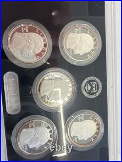 2024s Us Mint Silver Proof Set 10 Coins Box/coa #11329