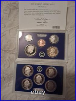 2025 Proof Set Clad, Box And Coa