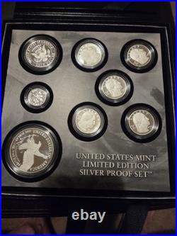 2025-S Limited Edition Silver 8-Coin Proof Set (Box and CoA)