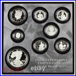 2025-S Limited Edition Silver 8-Coin Proof Set (Box and CoA)