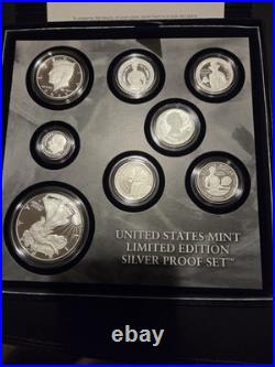 2025-S Limited Edition Silver 8-Coin Proof Set (Box and CoA)