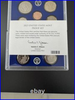 2025 S Mint Proof Set 10 Proof Coins in Original Mint Packaging