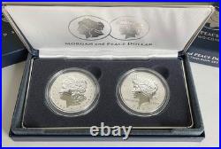 2025-S Morgan & Peace $1 Silver Reverse Proof 2 Coin Set with OGP & COA