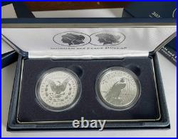 2025-S Morgan & Peace $1 Silver Reverse Proof 2 Coin Set with OGP & COA