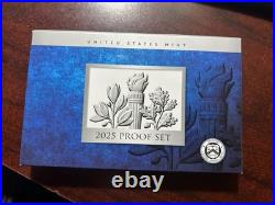 2025 S Proof Set Original Box & COA 10 Coins CN Clad