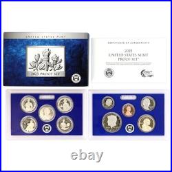 2025 S Proof Set Original Box & COA 10 Coins CN Clad