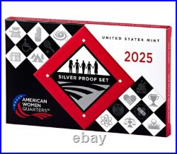 2025 S Proof Silver Set American Women Quarters Silver 5-coins IN HAND 2025 S Proof Silver Set American Women Quarters Silver 5-coins IN HAND