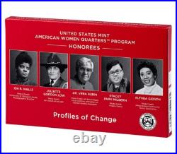 2025 S Proof Silver Set American Women Quarters Silver 5-coins IN HAND 2025 S Proof Silver Set American Women Quarters Silver 5-coins IN HAND