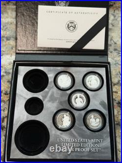 2025 S Silver Proof Quarter Set. Limited Edition OGP and COA. 0.999 fine