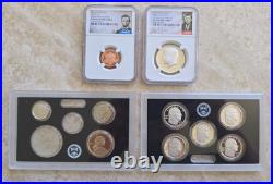 2025 S Silver Proof Set NGC PF 70 Lincoln Cent + Kennedy Half OGP 25RH