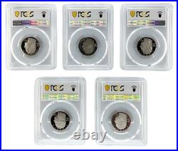 2025 S Silver Quarter 5 Coin Set PCGS PR70 DCAM Made In USA Holder