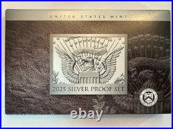 2025 S. United States Mint Silver Proof Set With Ogp+coa 10-proof Coins