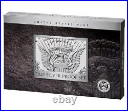 2025 United States Mint Silver Proof Set 10 Coins with 2025-S Penny 25RH In Hand