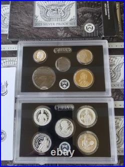 2025 United States Mint Silver Proof Set 25RH, No Penny No Kennedy