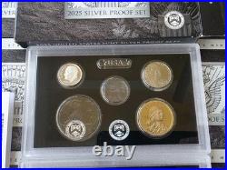 2025 United States Mint Silver Proof Set 25RH, No Penny No Kennedy