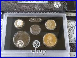 2025 United States Mint Silver Proof Set 25RH, No Penny No Kennedy