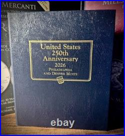 2026 250th SEMIQ Whitman Coin Album 100% FILLED + BONUS 1976 SILVER PROOF SET