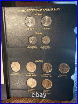 2026 250th SEMIQ Whitman Coin Album 100% FILLED + BONUS 1976 SILVER PROOF SET