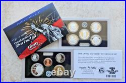 2026 S SILVER PROOF SET with PENNY DAUL DATES 17762026