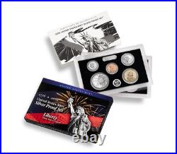 2026 S SILVER PROOF SET with PENNY DAUL DATES 17762026