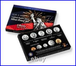 2026 S SILVER PROOF SET with PENNY DAUL DATES 17762026