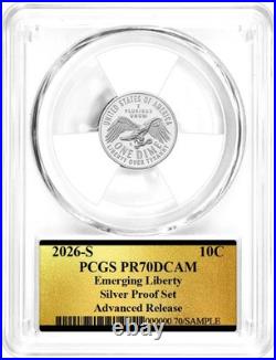 2026 S Silver Proof 10-Coin Set PCGS PR70 DCAM Advanced Release America 250 Gold
