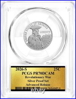 2026 S Silver Proof 10-Coin Set PCGS PR70 DCAM Advanced Release America 250 Gold