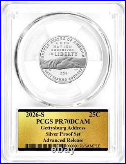 2026 S Silver Proof 10-Coin Set PCGS PR70 DCAM Advanced Release America 250 Gold
