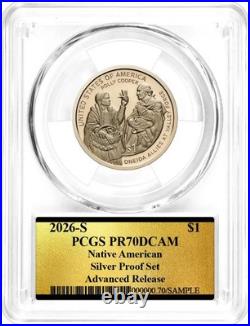 2026 S Silver Proof 10-Coin Set PCGS PR70 DCAM Advanced Release America 250 Gold