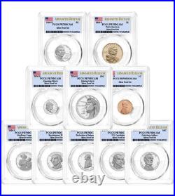 2026 S Silver Proof 10-Coin Set PCGS PR70 DCAM Advanced Release Flag Label
