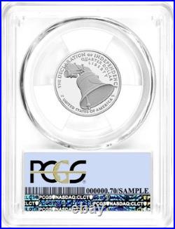 2026 S Silver Proof 10-Coin Set PCGS PR70 DCAM Advanced Release Flag Label