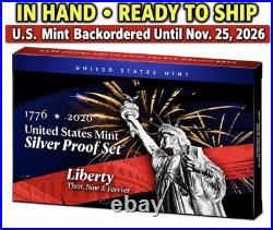 2026 S Silver Proof Set 1776-2026 Dual Date IN HAND. READY SHIP US Mint OGP COA