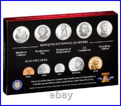 2026 S Silver Proof Set 1776-2026 Dual Date. READY TO SHIP US Mint OGP COA