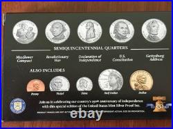 2026-S U. S. Mint Silver Proof Set 250th Anniversary 1776-2026 COA OGP IN HAND