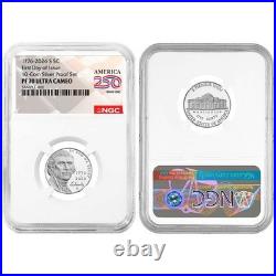 2026-S U. S. Silver Proof 10pc Set NGC PF70UC FDI American 250th Anniversary