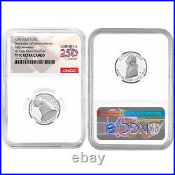 2026-S U. S. Silver Proof 10pc Set NGC PF70UC FDI American 250th Anniversary