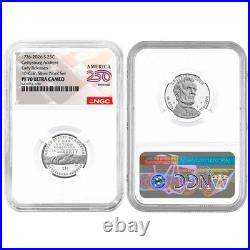 2026-S U. S. Silver Proof 10pc Set NGC PF70UC FDI American 250th Anniversary