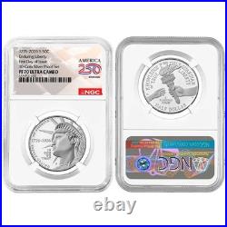 2026-S U. S. Silver Proof 10pc Set NGC PF70UC FDI American 250th Anniversary