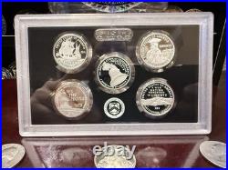 2026 S US MINT Proof Silver Quarters Set + BONUS 1976 PDS & 2026 P&D QUARTERS