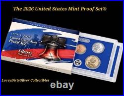 2026-S US Mint Proof Set 10 Coins 250th Anniversary Semiquincentennial 26RG