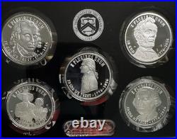 2026 S US Proof 99.9% (6) Silver Coins 5 Quarters, 1 Dime. In Mint Box with COA